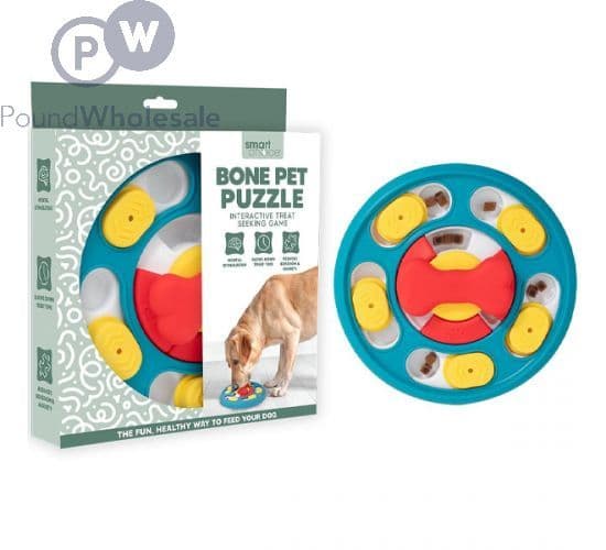 Smart Choice Interactive Treat Hiding Bone Dog Puzzle