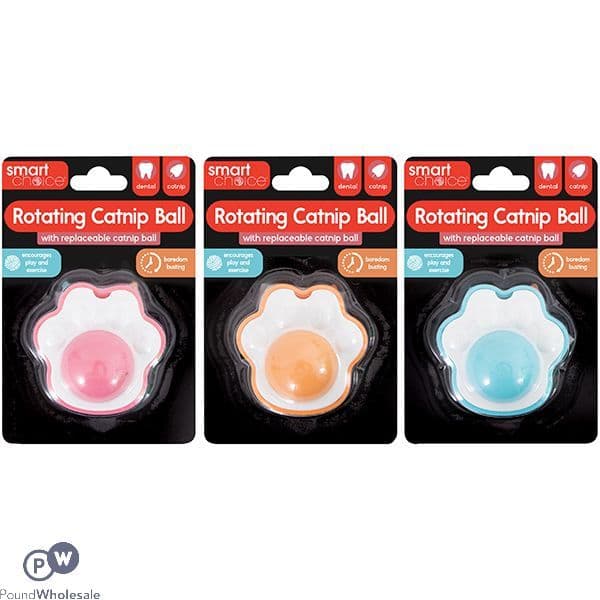 Smart Choice Treat Dispensing Jingle Cat Toy (Assorted)