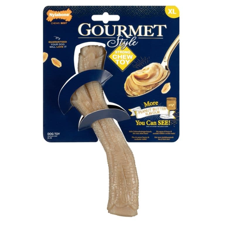 Nylabone Gourmet Stick Peanut Butter (Extra Large)