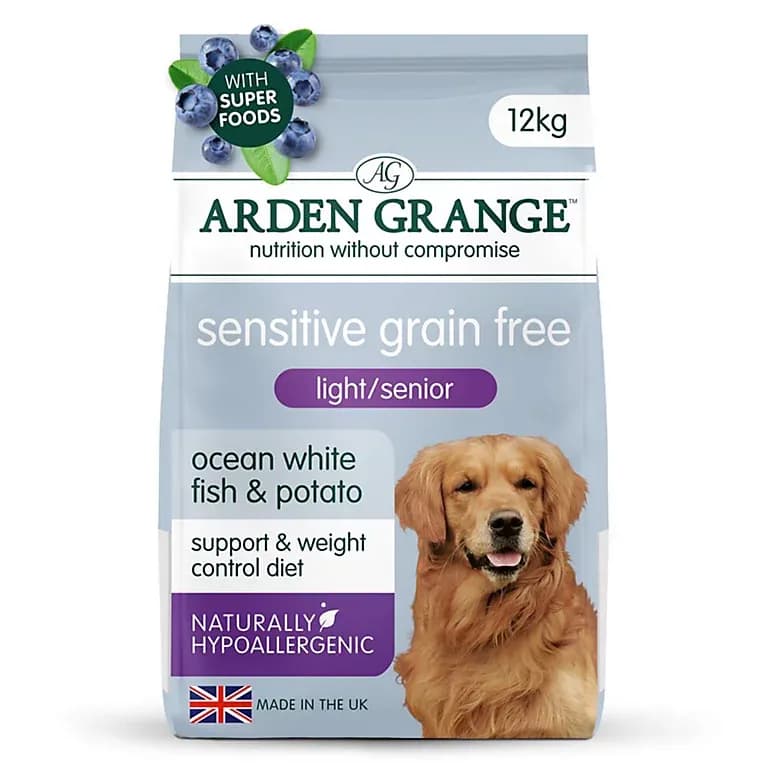 Arden Grange Light/Senior Sensitive Ocean Fish & Potato (12kg)