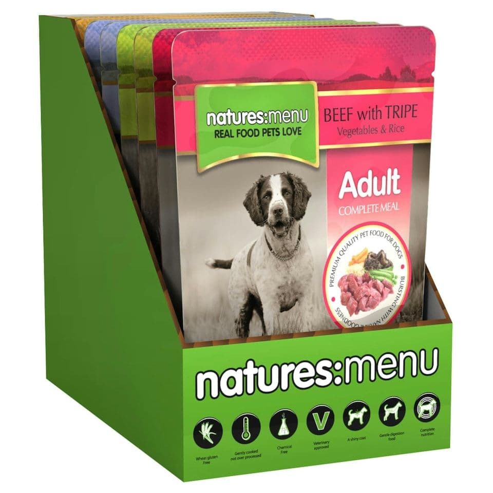 Natures Menu Dog Food Pouch Delicious Pate Multipack (8x300g)