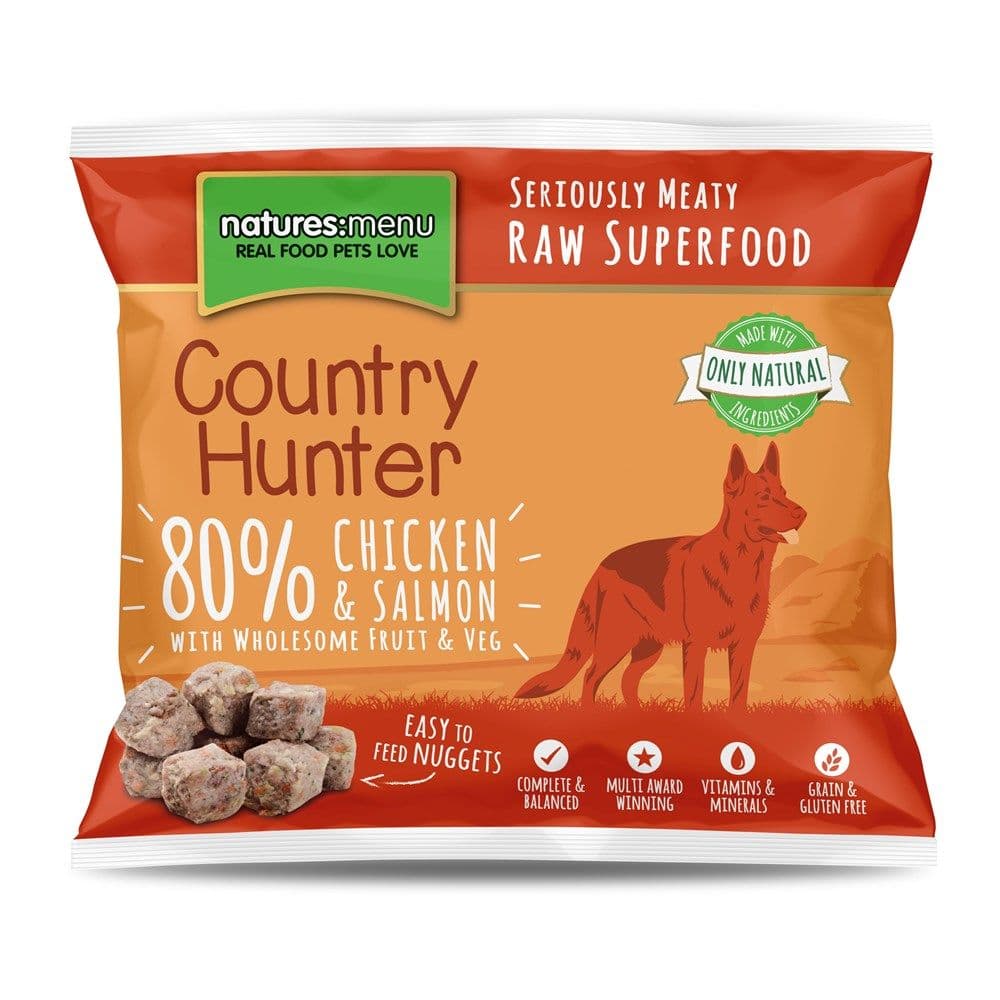 Natures Menu Raw Complete & Balanced 80/20 Nuggets Salmon & Chicken (1kg)