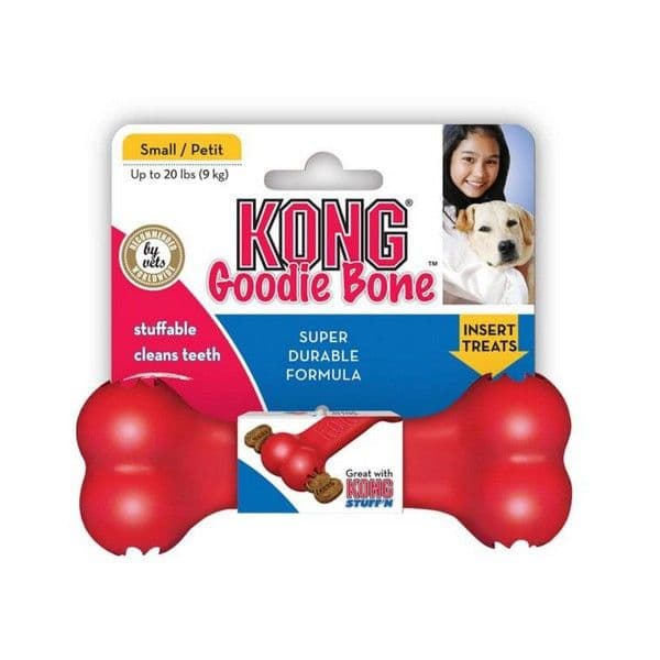 Kong Red Rubber Goodie Bone Small