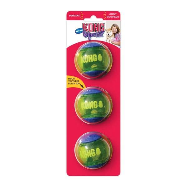 Kong Squeezz Action Red Small