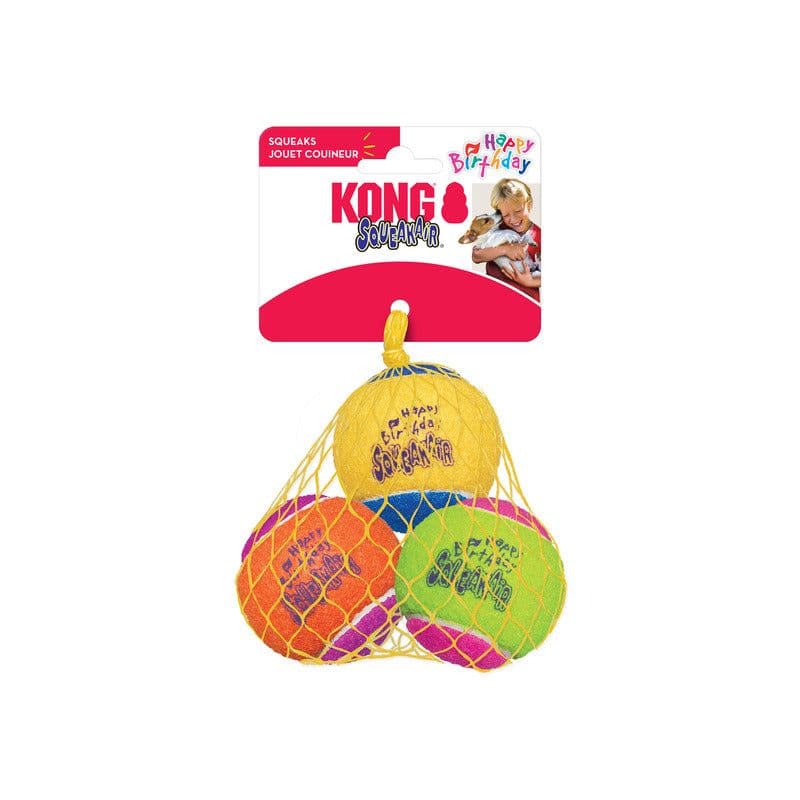 Kong SqueakAir Birthday Balls (Medium)(3pk)