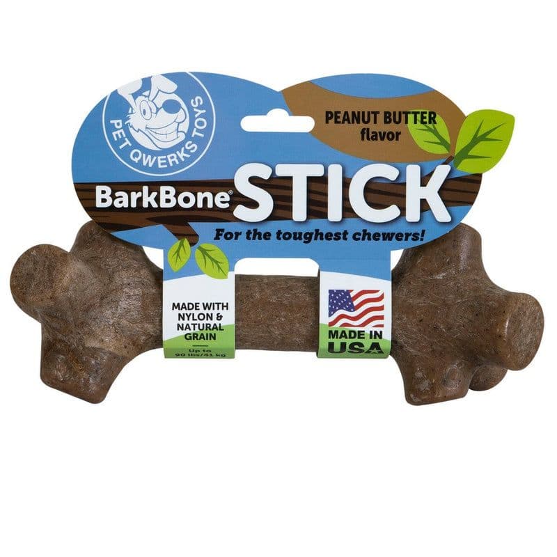 Pet Qwerks BarkBone Nylon Dog Chew Peanut Butter Flavour (Extra Large)