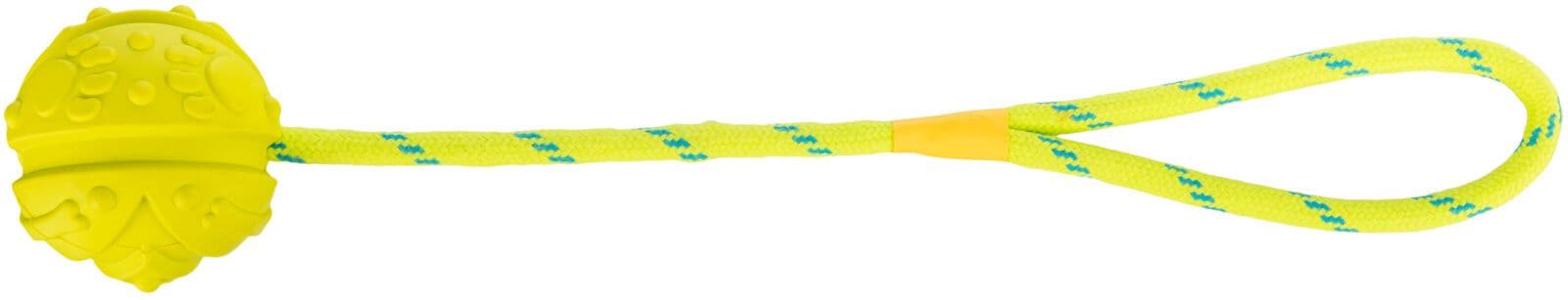 Trixie Natural Rubber Aqua Toy Ball On Rope (7/35cm)
