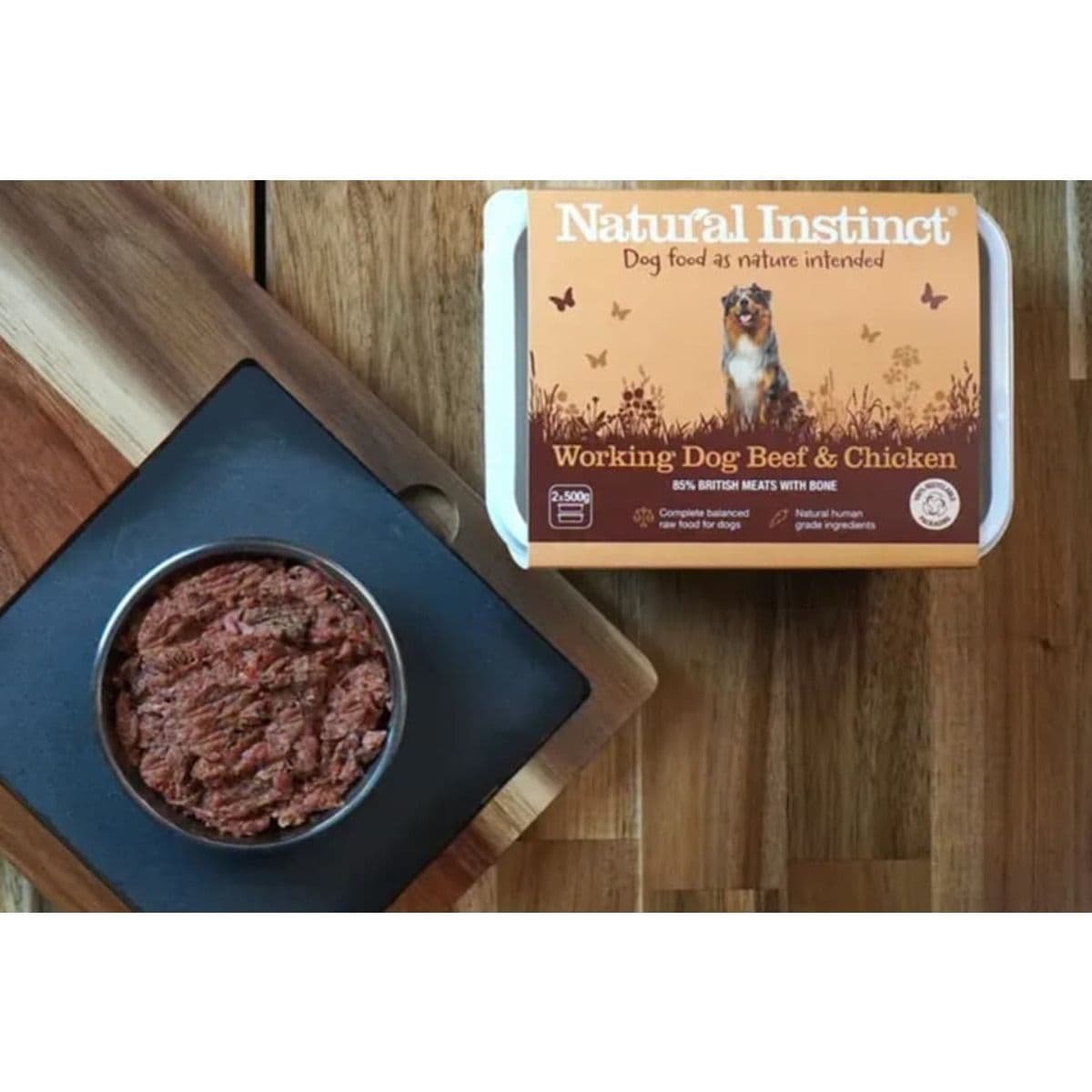 Natural Instinct Raw Working Dog Beef & Chicken (1kg)