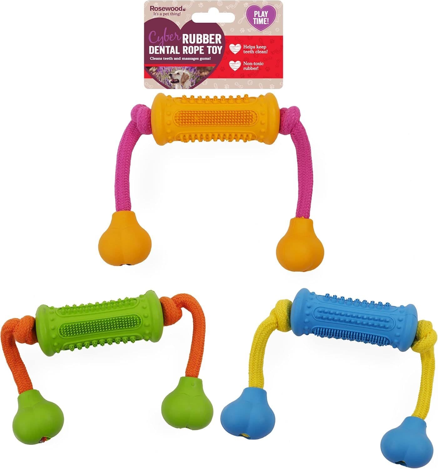 Rosewood Dental Roller With Rope Assorted