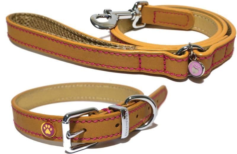 Rosewood Luxury Leather Leads Tan (40"x3/4")