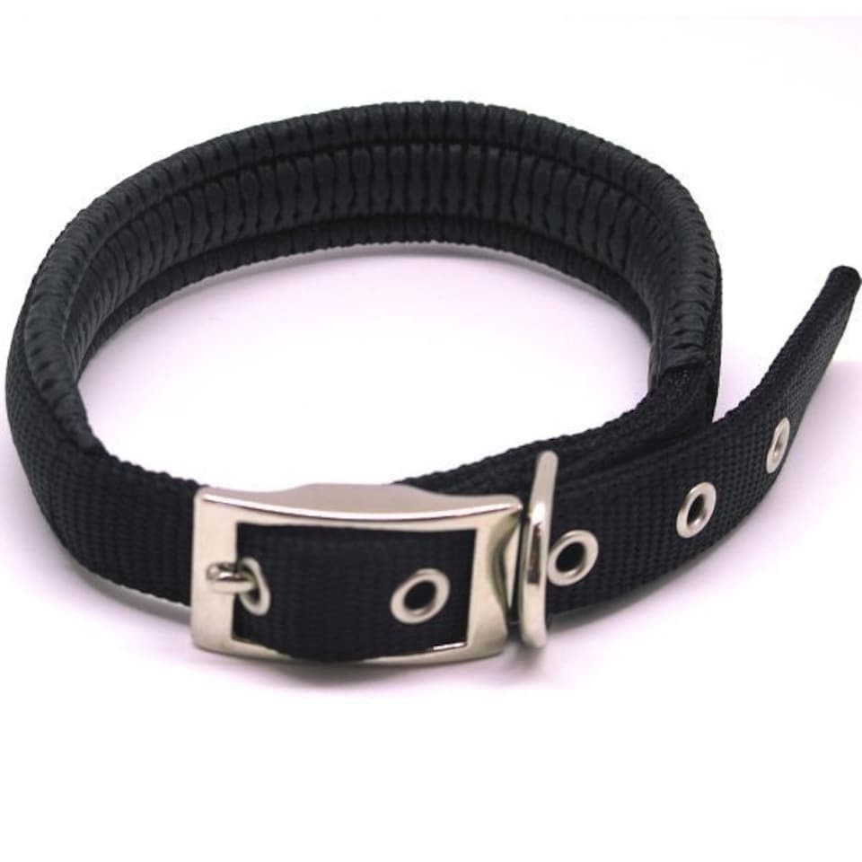Rosewood Soft Protection Reflective Collars Black (20"X3/4")