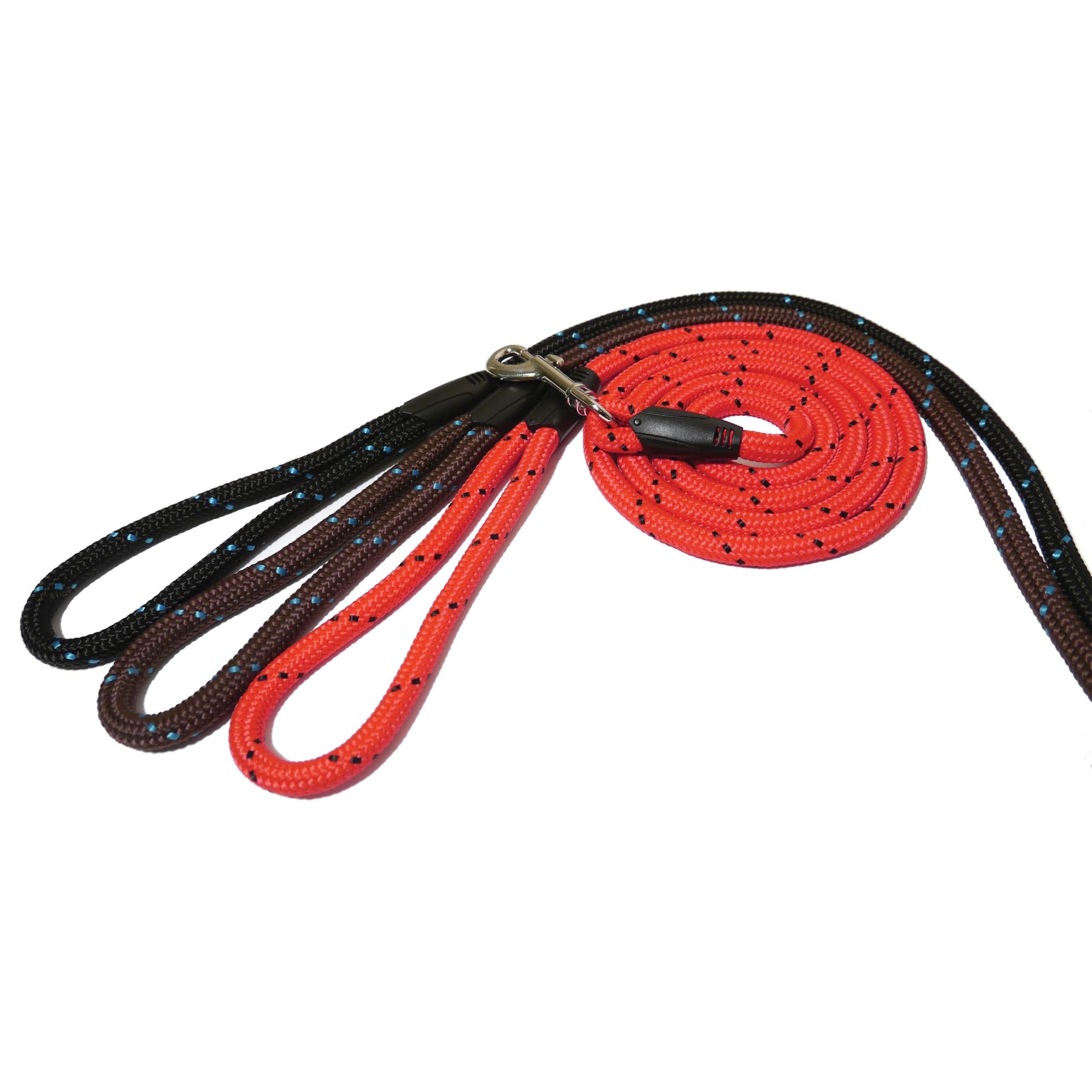 Rosewood Rope Twist Lead Red/Black (64")