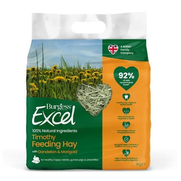 Burgess Excel Feeding Hay with Dandelion & Marigold (1kg)