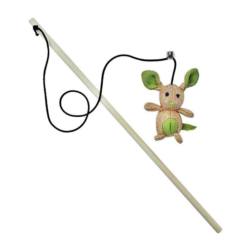 Cat Play Toy With Mouse and Bell With Elastic String