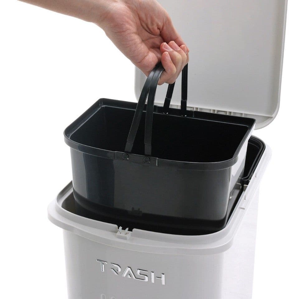 Wham Recycle It Bin with Lid Grey (30L)