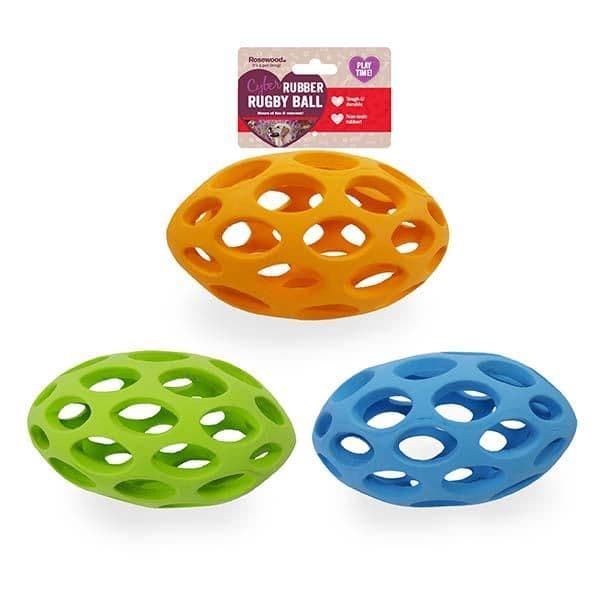 Rosewood Lattice Rugby Ball