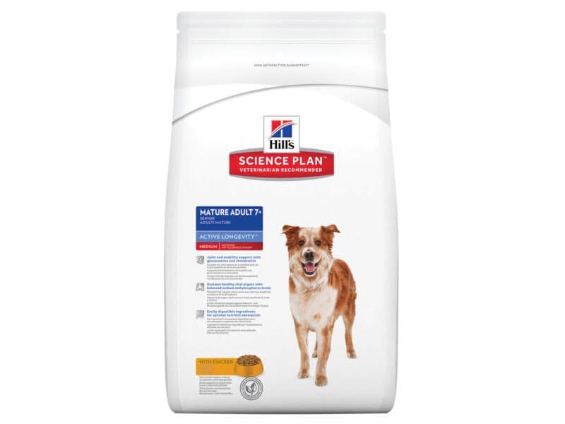 Hills Mature Adult 7+ Active Longevity Medium with Chicken 3kg