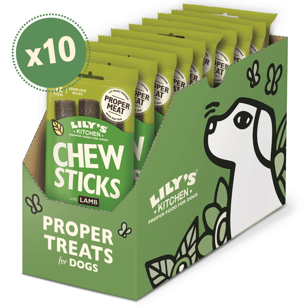 Lilys Kitchen Dog Chew Sticks with Lamb (120g)