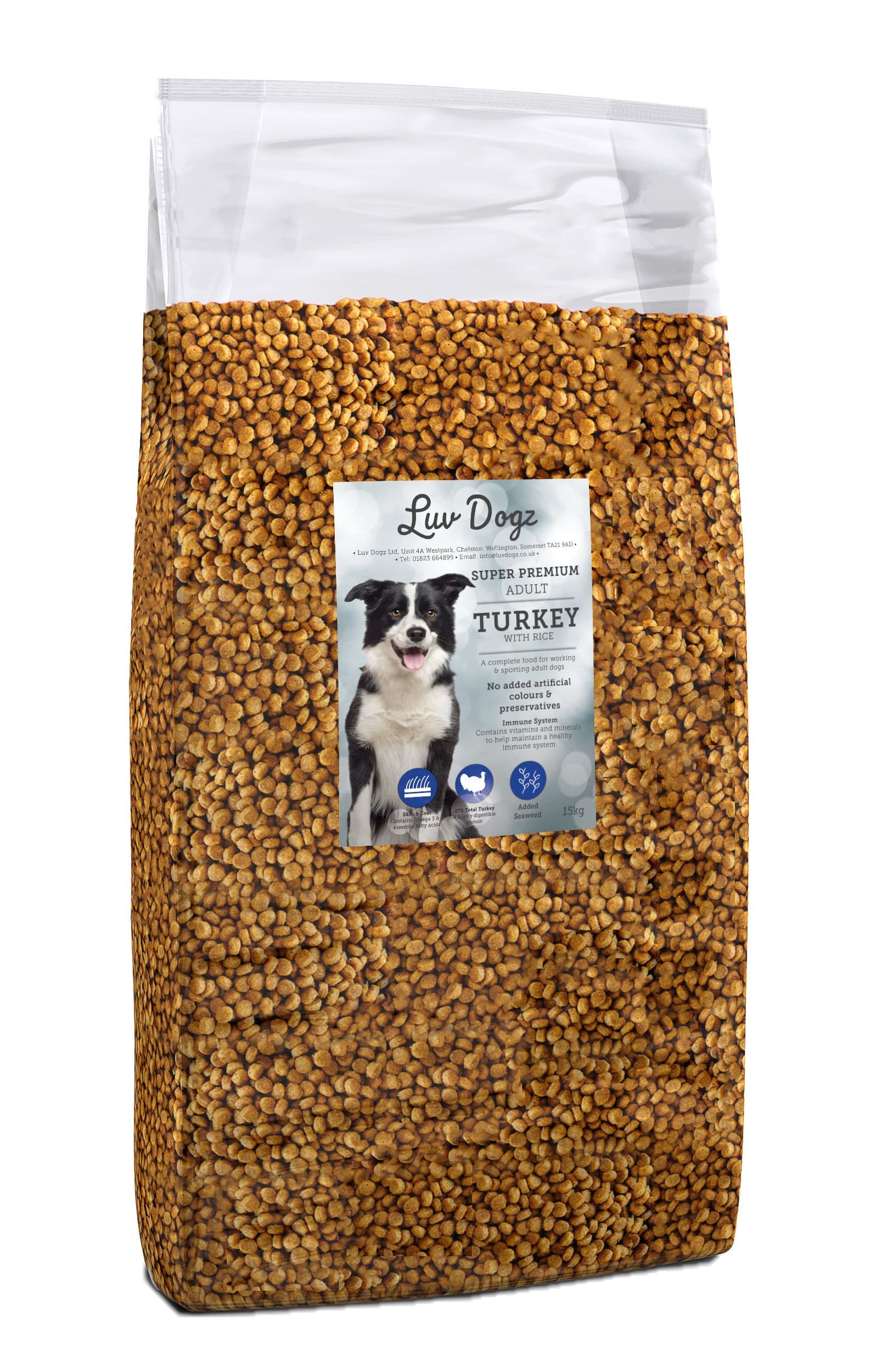 Mega Pet Super Premium Adult Working Dog Turkey & Rice (15kg)