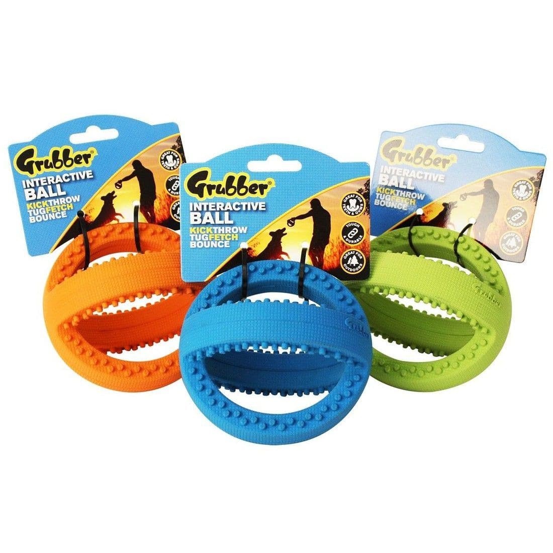 Happy Pet Products Grubber Interactive Football (Mini)