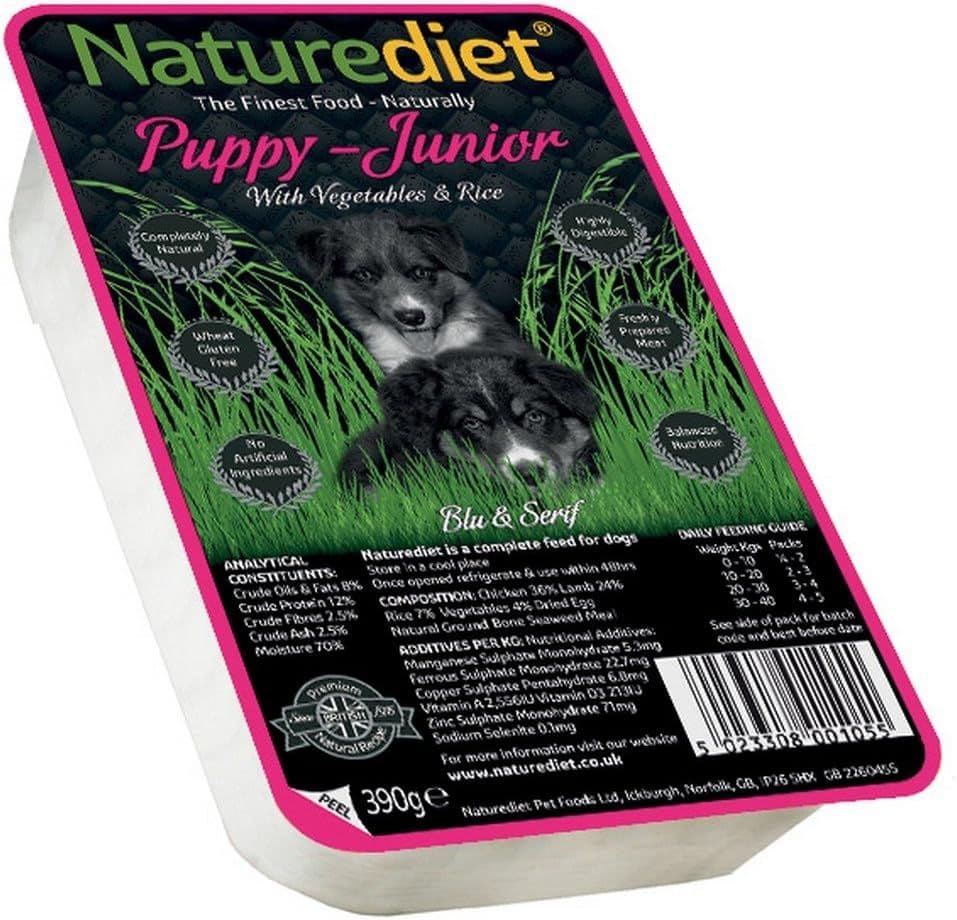Naturediet Puppy-Junior (390g)