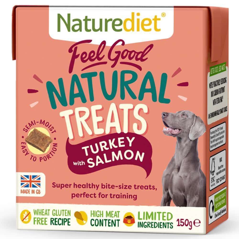 Naturediet Feel Good Turkey with SalmonTreats (150g)