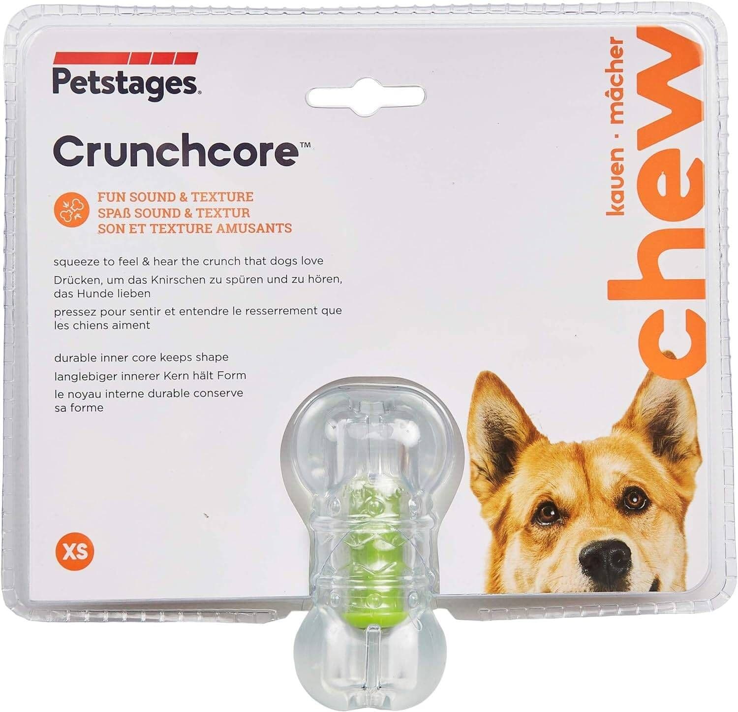 Petstages Crunchcore Bone Water Bottle Alternative Dog Chew Toy (Small)