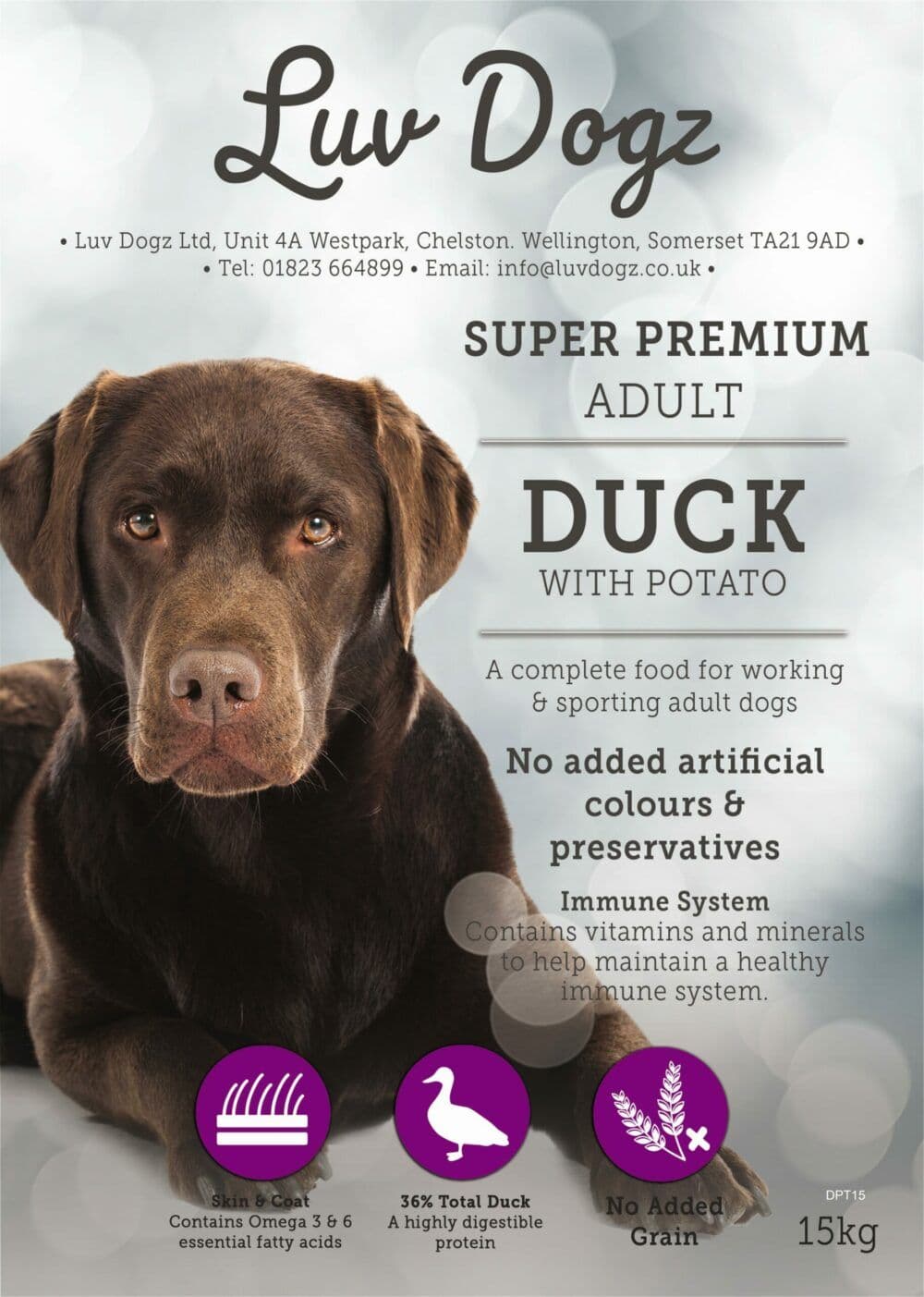 Mega Pet Super Premium Adult Working Dog Duck With Potato (Eco/KG)