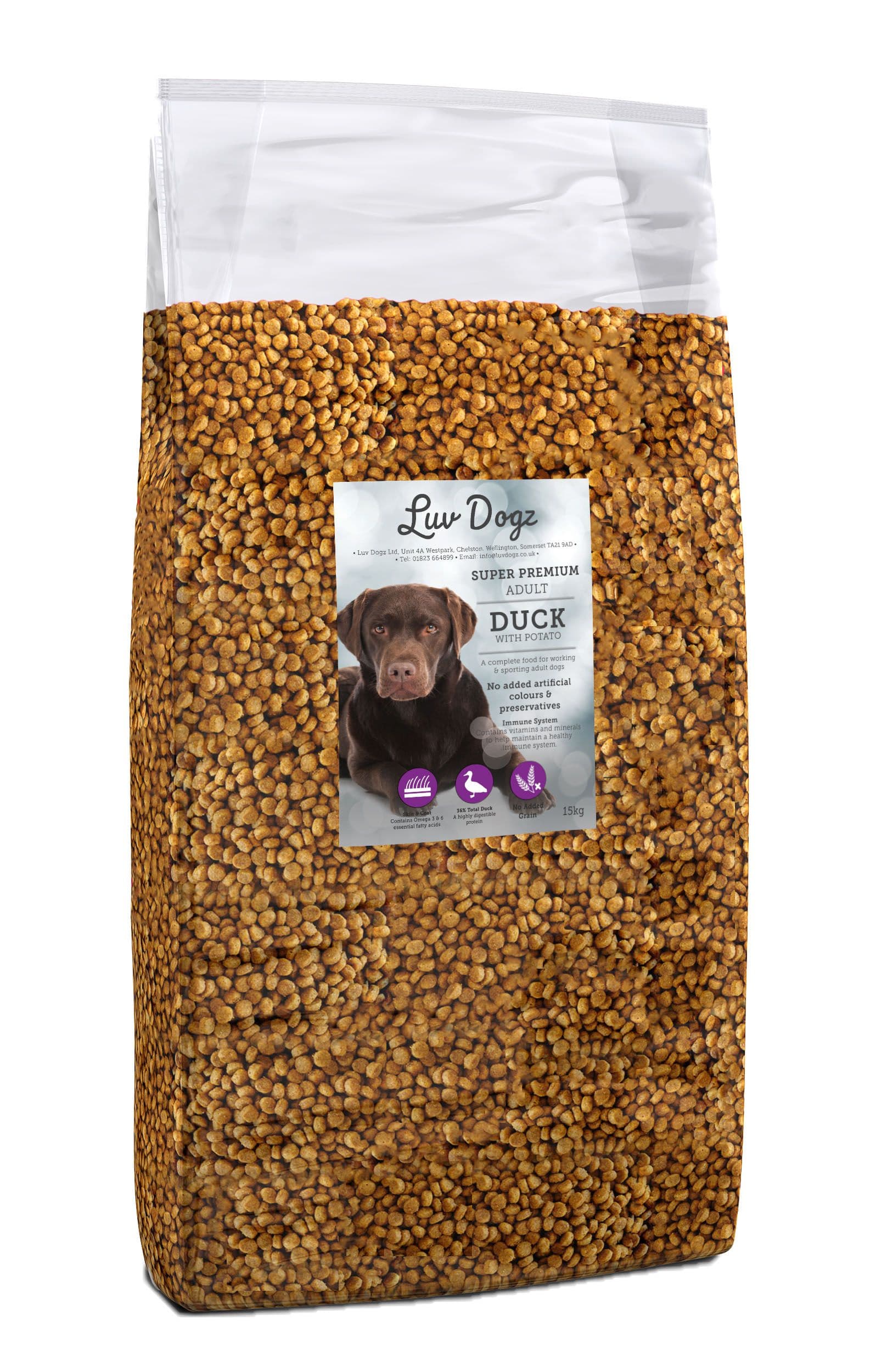 Mega Pet Super Premium Adult Working Dog Duck With Potato (15kg)